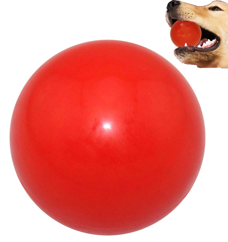 Sunglow Durable Dog Ball for Chewing & Training, Tough Indestructible Dog Chew Toy, Solid Rubber Bouncy Ball, Cleans Your Dog's Teeth & Improves Mental Health - Image 1